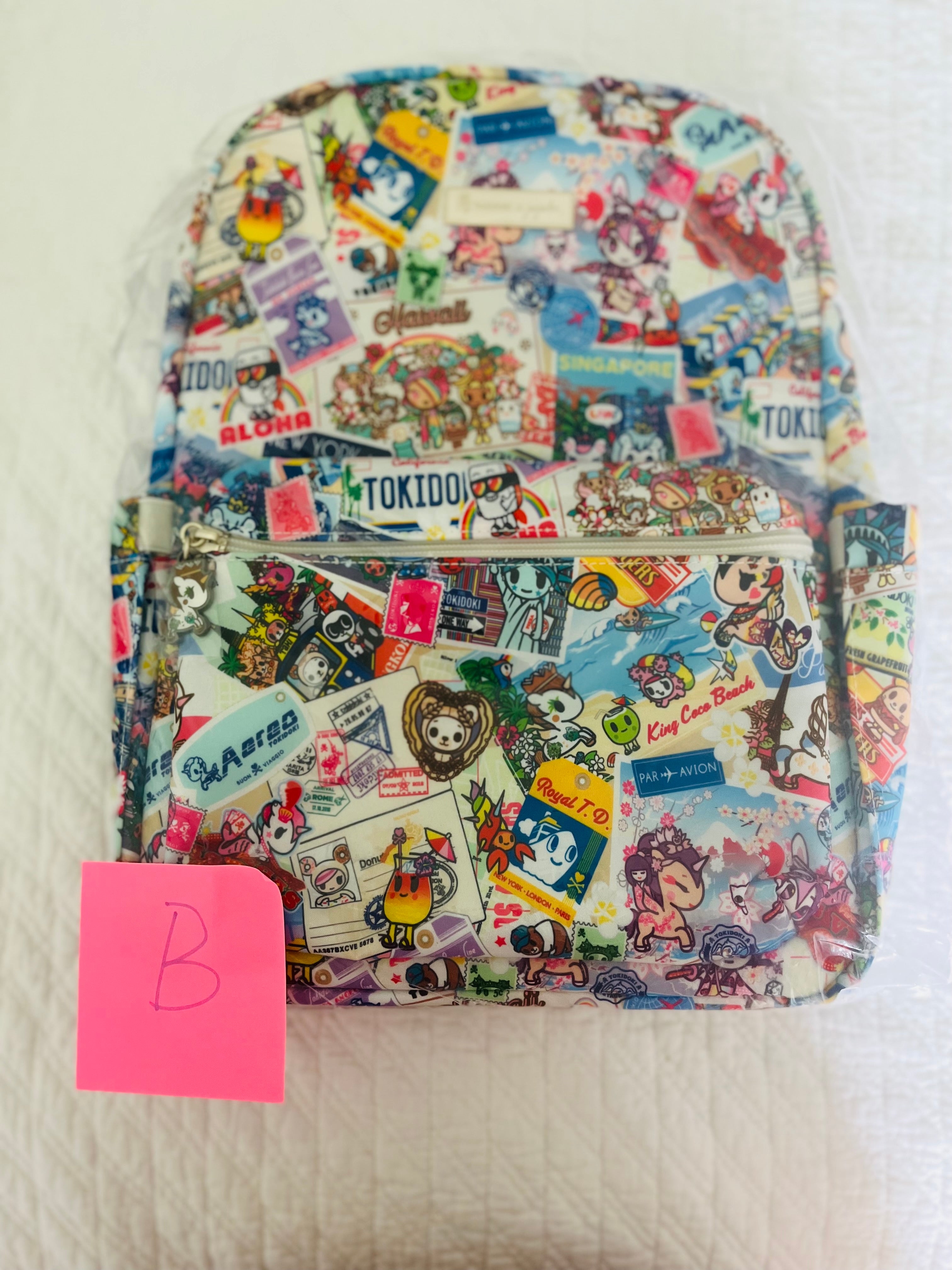 JuJuBe x tokidoki Kawaii- round the World- Midi Backpack