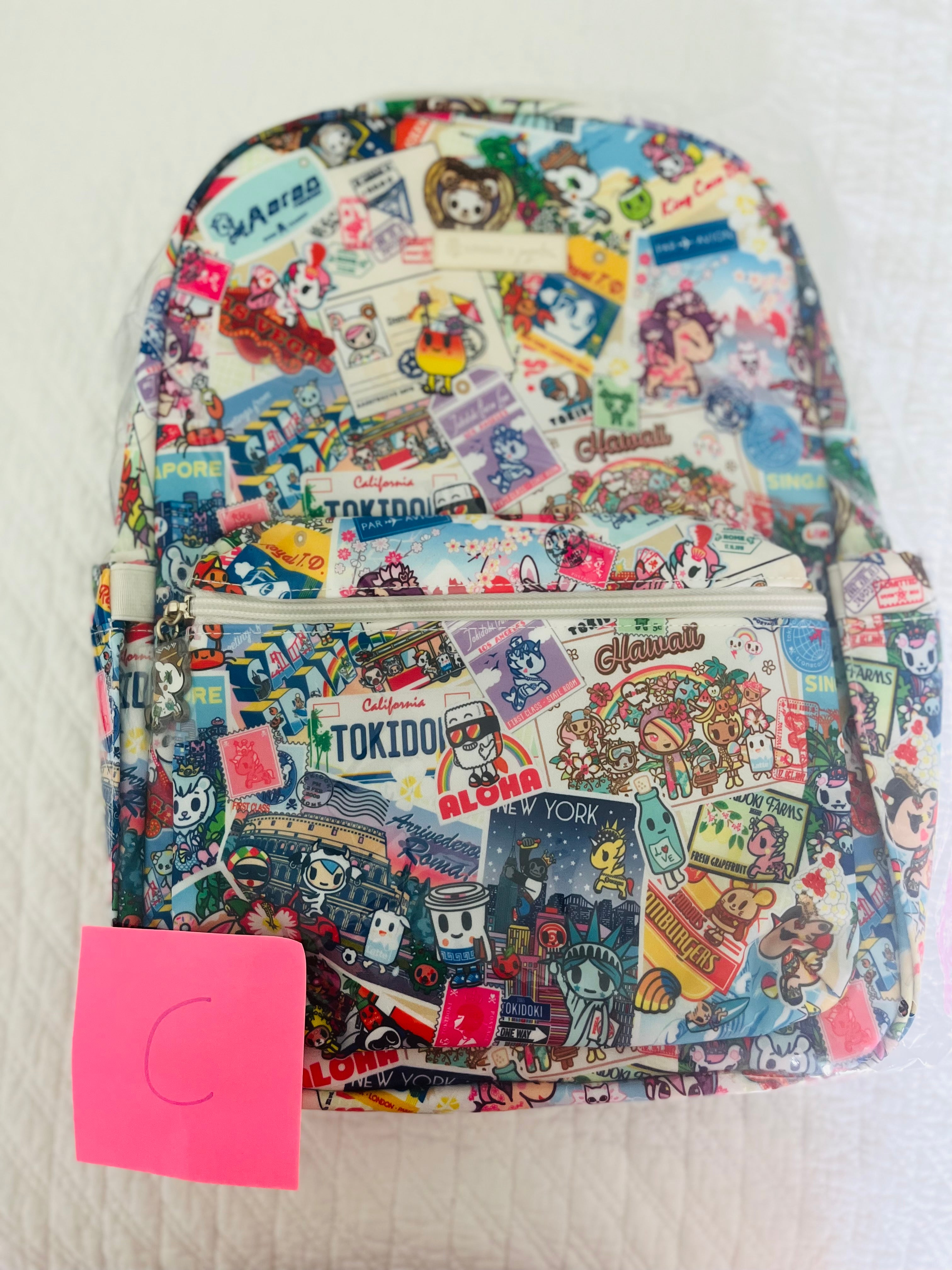 JuJuBe x tokidoki Kawaii- round the World- Midi Backpack